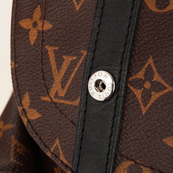 Louis Vuitton M43735 Christopher MM Brown Black Macassar Monogram Backpack - Picture 13 of 16
